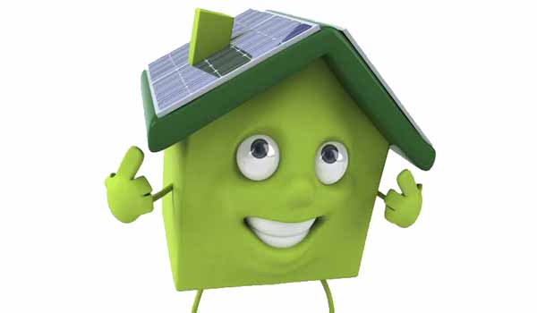 solar panel house