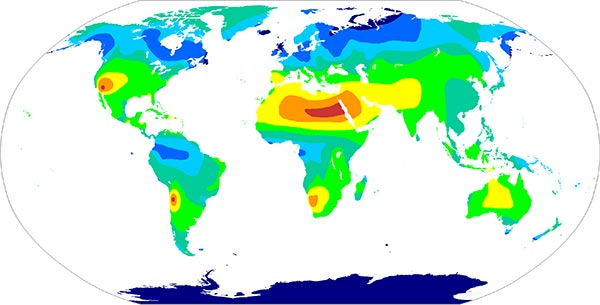 solar per country